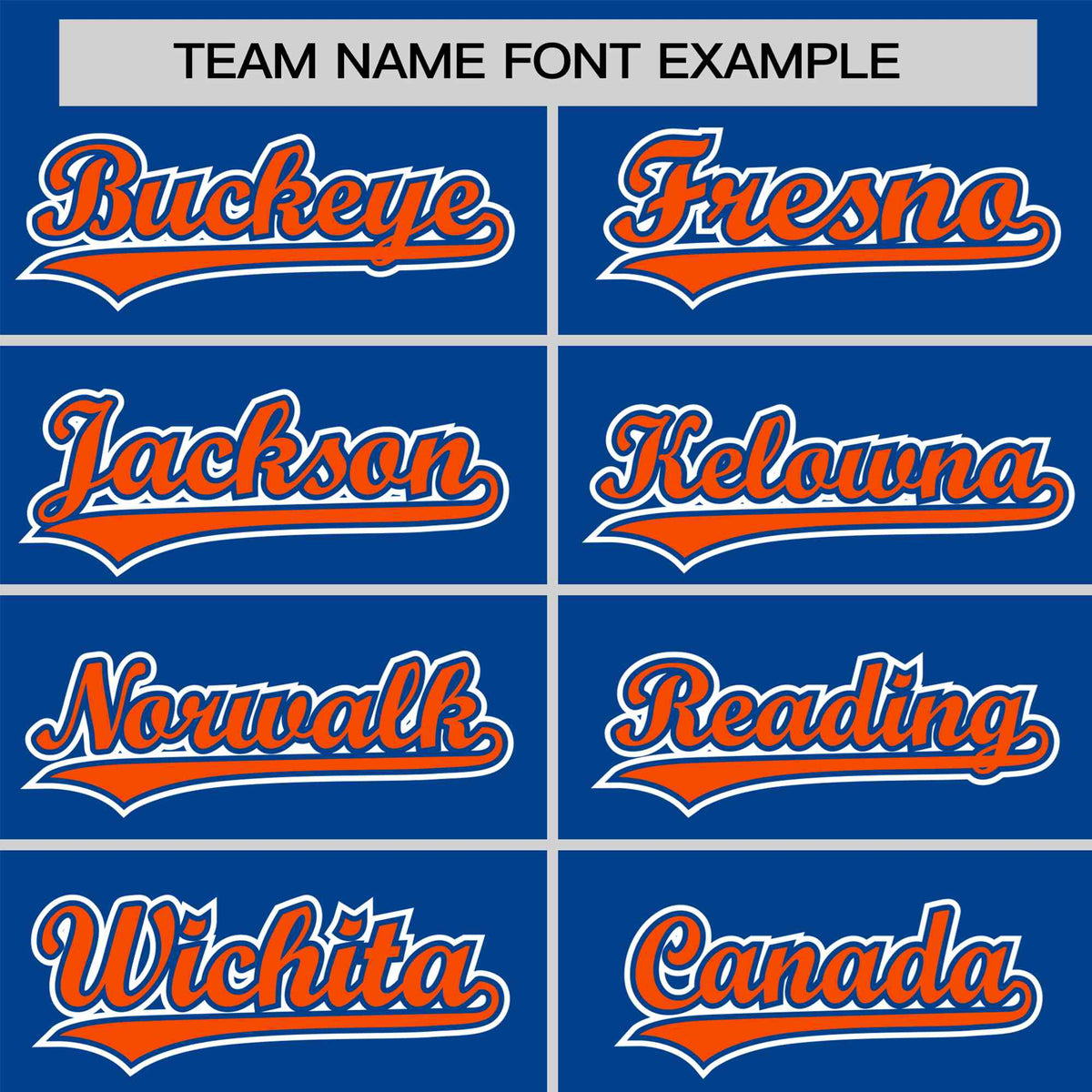 Custom Royal Blue Orange-White Classic Style Authentic Baseball Jersey