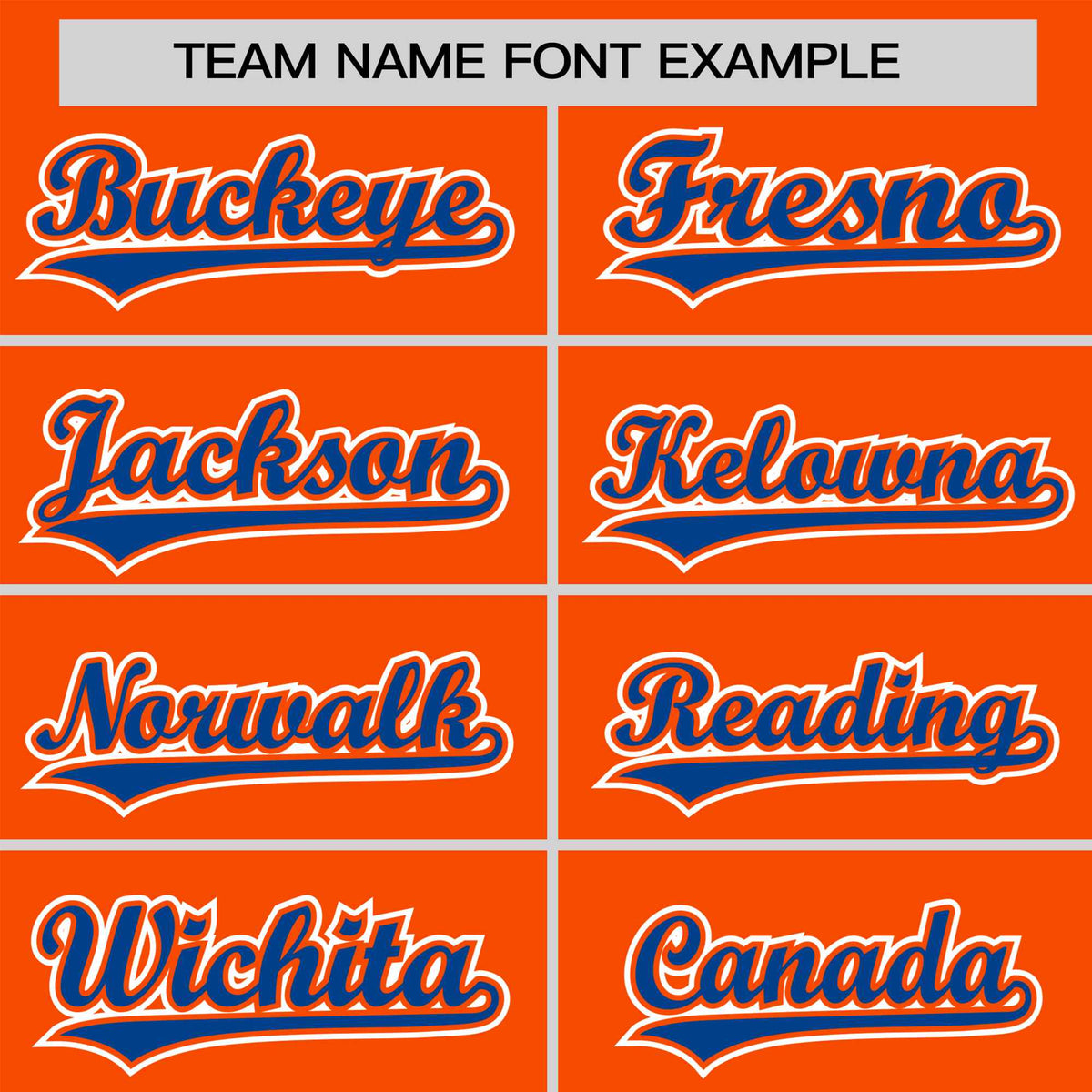 Custom Orange Royal Blue-White Classic Style Authentic Baseball Jersey