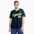 Custom Navy Neon Green-White Classic Style Authentic Baseball Jersey