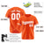 Custom Orange White Classic Style Authentic Baseball Jersey