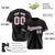 Custom Black Light Pink-White Classic Style Authentic Baseball Jersey