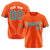 Custom Orange Aqua-White Classic Style Authentic Baseball Jersey