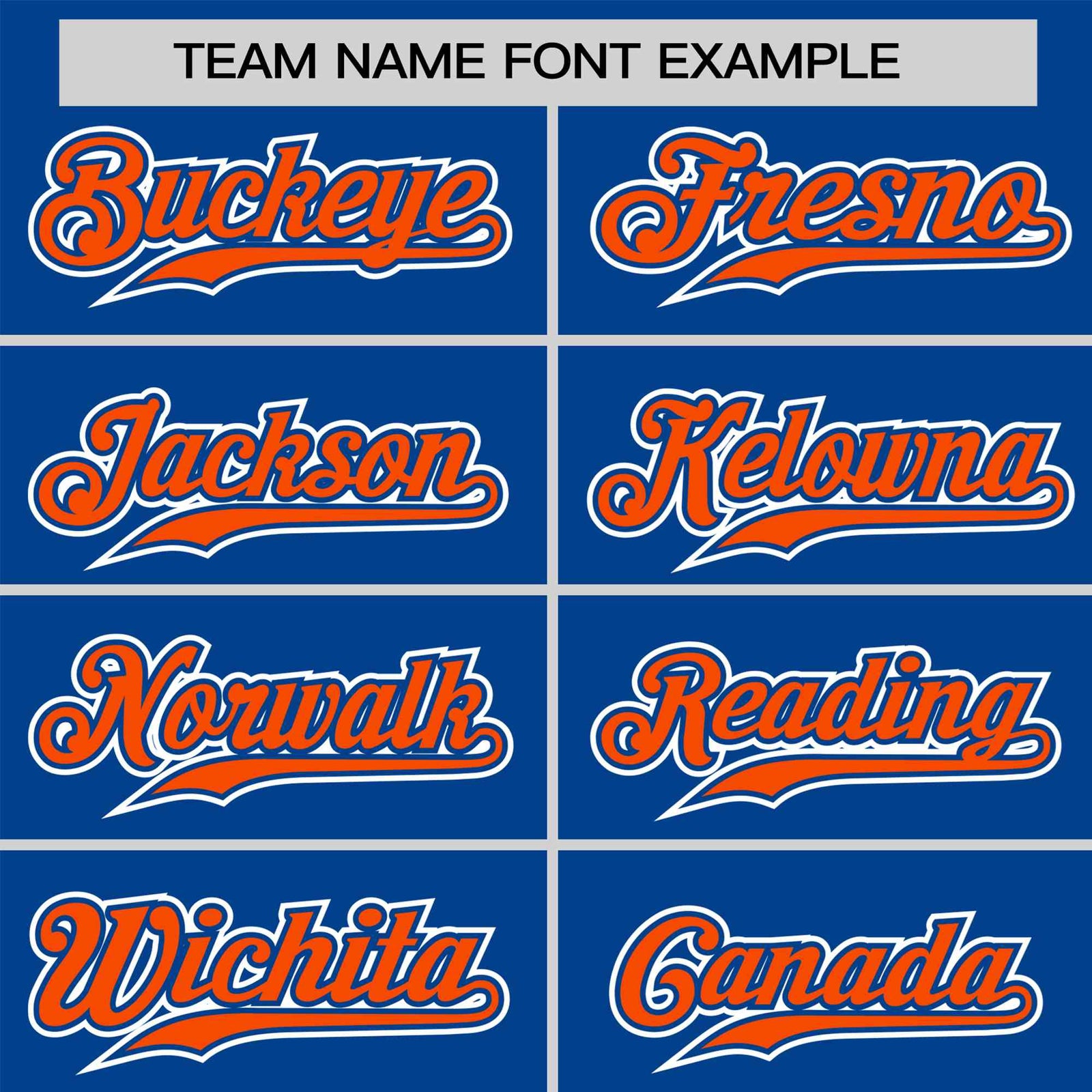 Custom Royal Blue Orange-White Classic Style Authentic Baseball Jersey