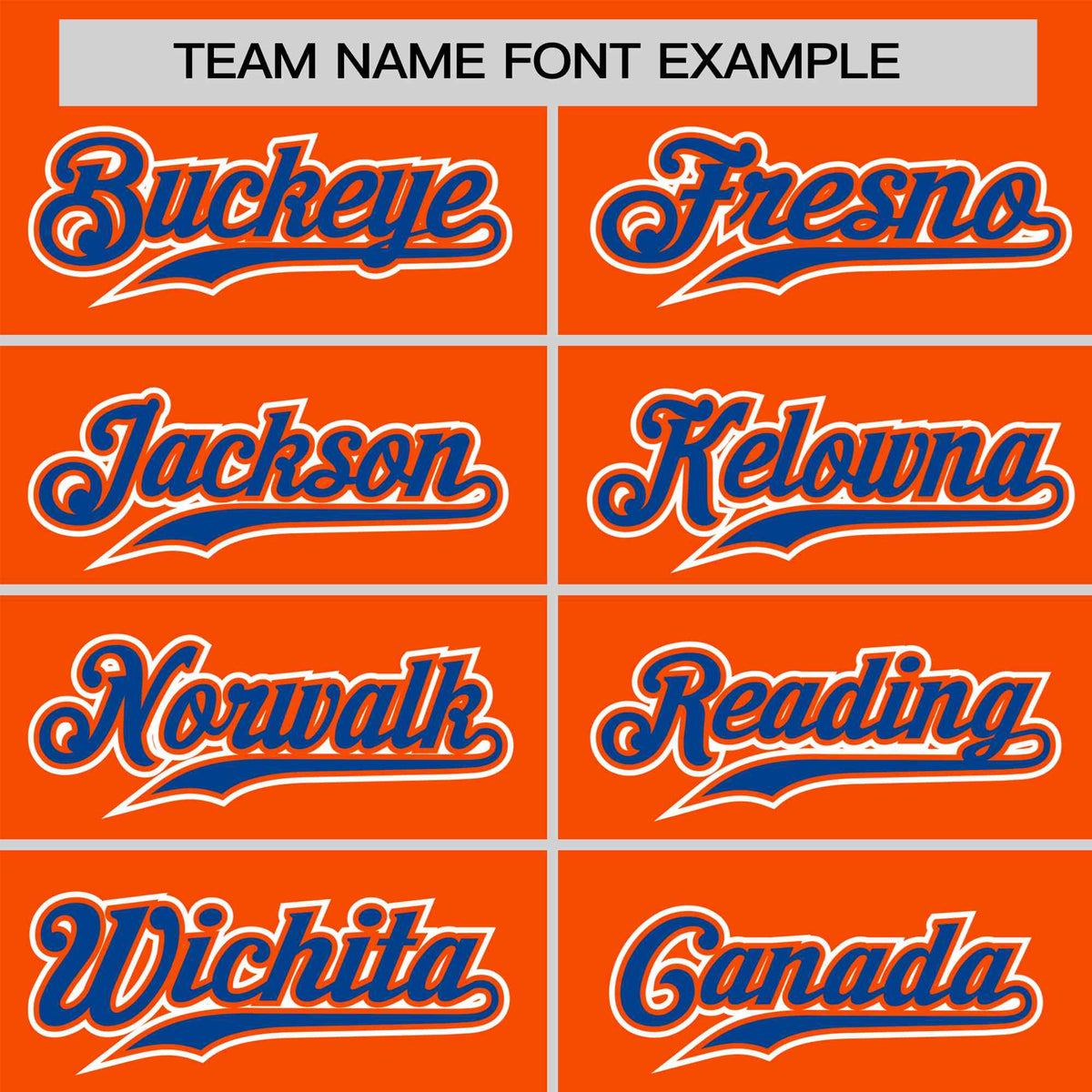 Custom Orange Royal Blue-White Classic Style Authentic Baseball Jersey