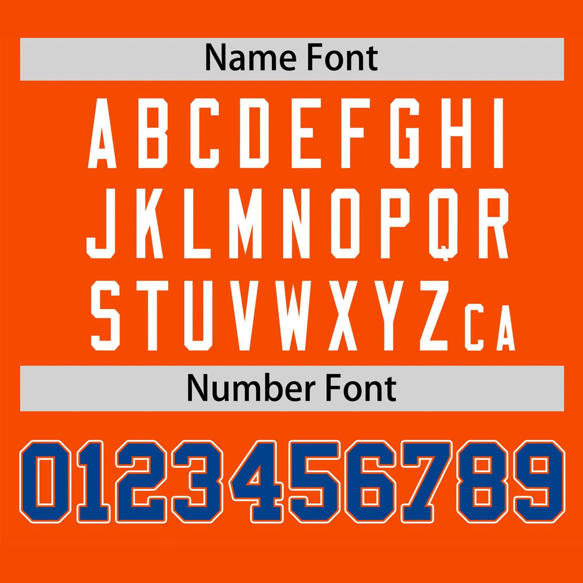 Custom Orange Royal Blue-White Classic Style Authentic Baseball Jersey