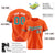 Custom Orange Aqua-White Classic Style Authentic Baseball Jersey