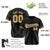 Custom Black Old Gold-White Classic Style Authentic Baseball Jersey