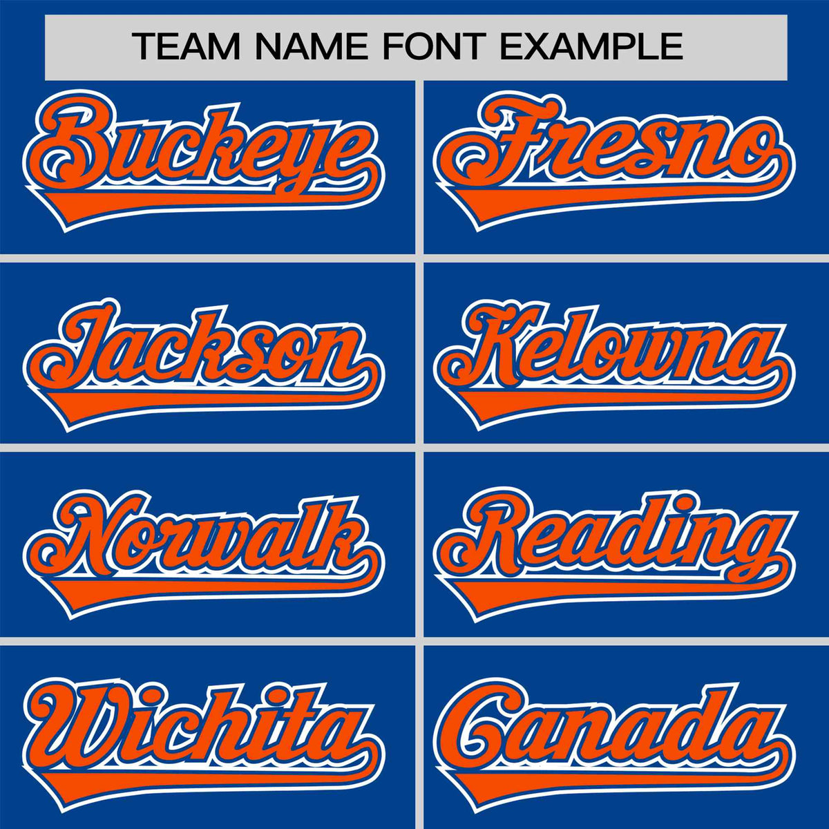 Custom Royal Blue Orange-White Classic Style Authentic Baseball Jersey