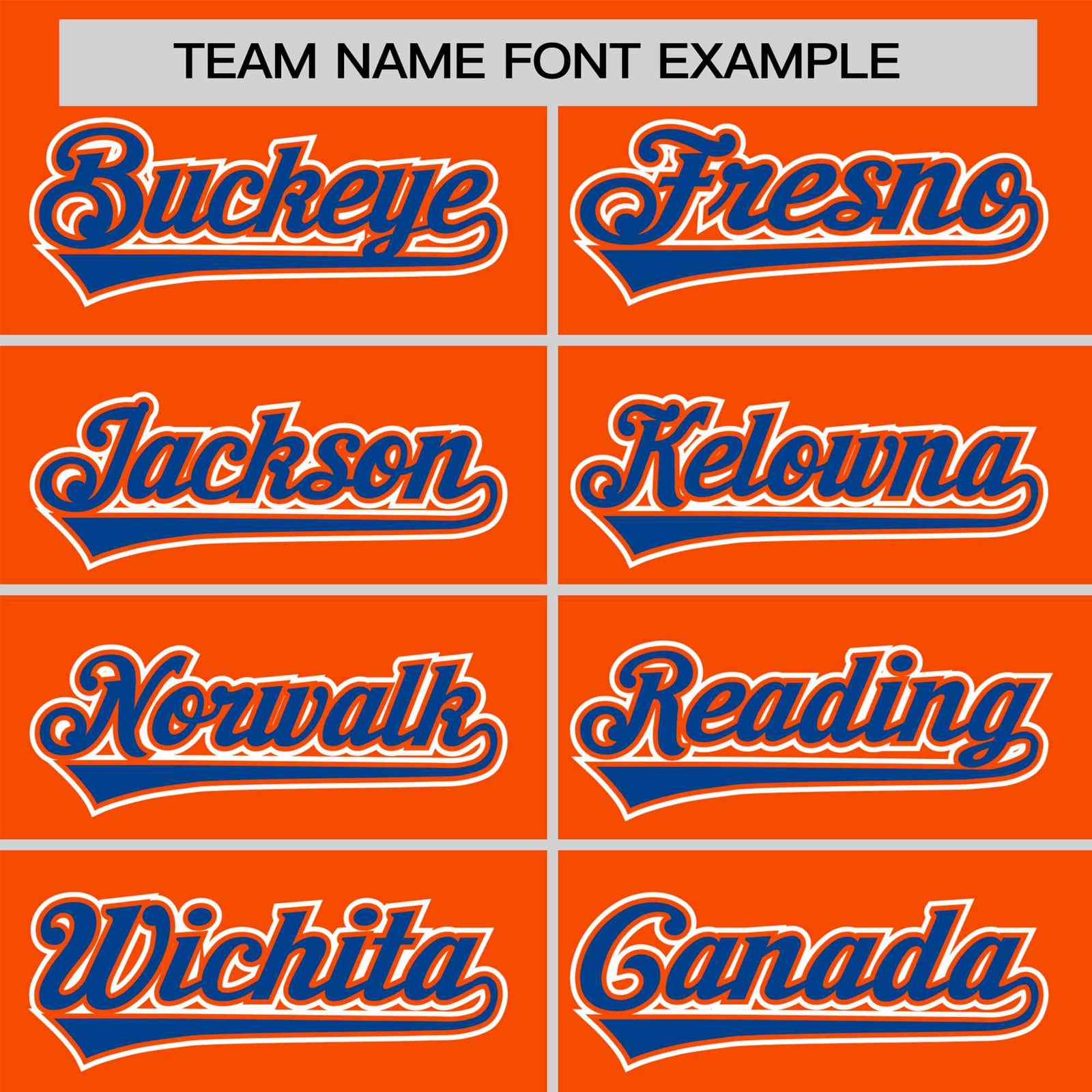 Custom Orange Royal Blue-White Classic Style Authentic Baseball Jersey