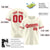 Custom Cream Red-White Classic Style Authentic Baseball Jersey