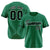 Custom Kelly Green Black-White Classic Style Authentic Baseball Jersey