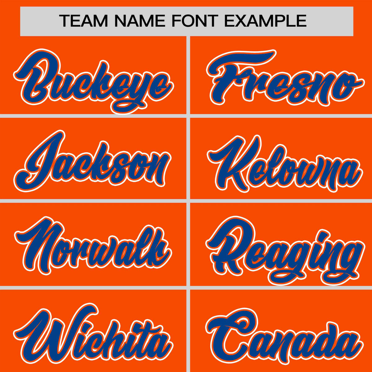 Custom Orange Royal Blue-White Classic Style Authentic Baseball Jersey