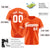 Custom Orange White Classic Style Authentic Baseball Jersey