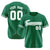 Custom Kelly Green White Classic Style Authentic Baseball Jersey