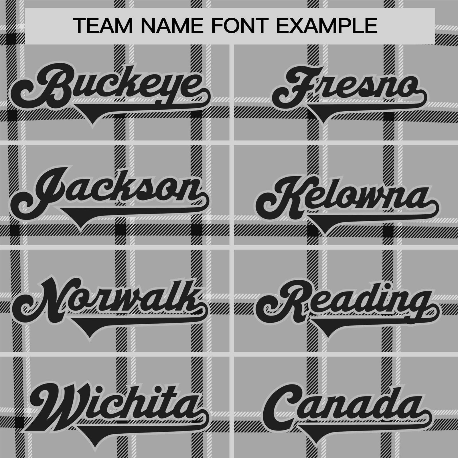 Custom Gray Black Personalized Plaid Design Authentic Baseball Jersey