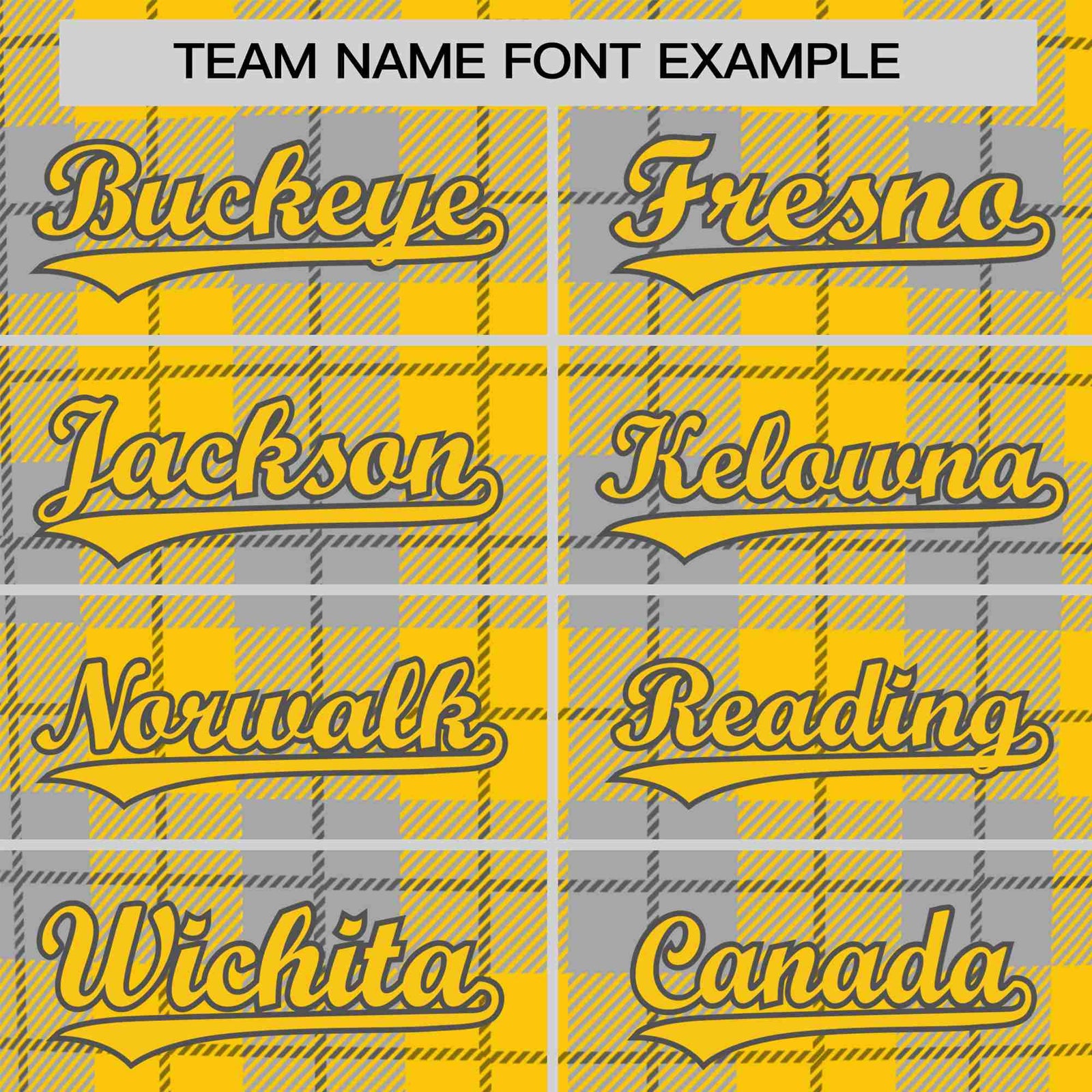 Custom Gold Gray Personalized Plaid Design Authentic Baseball Jersey