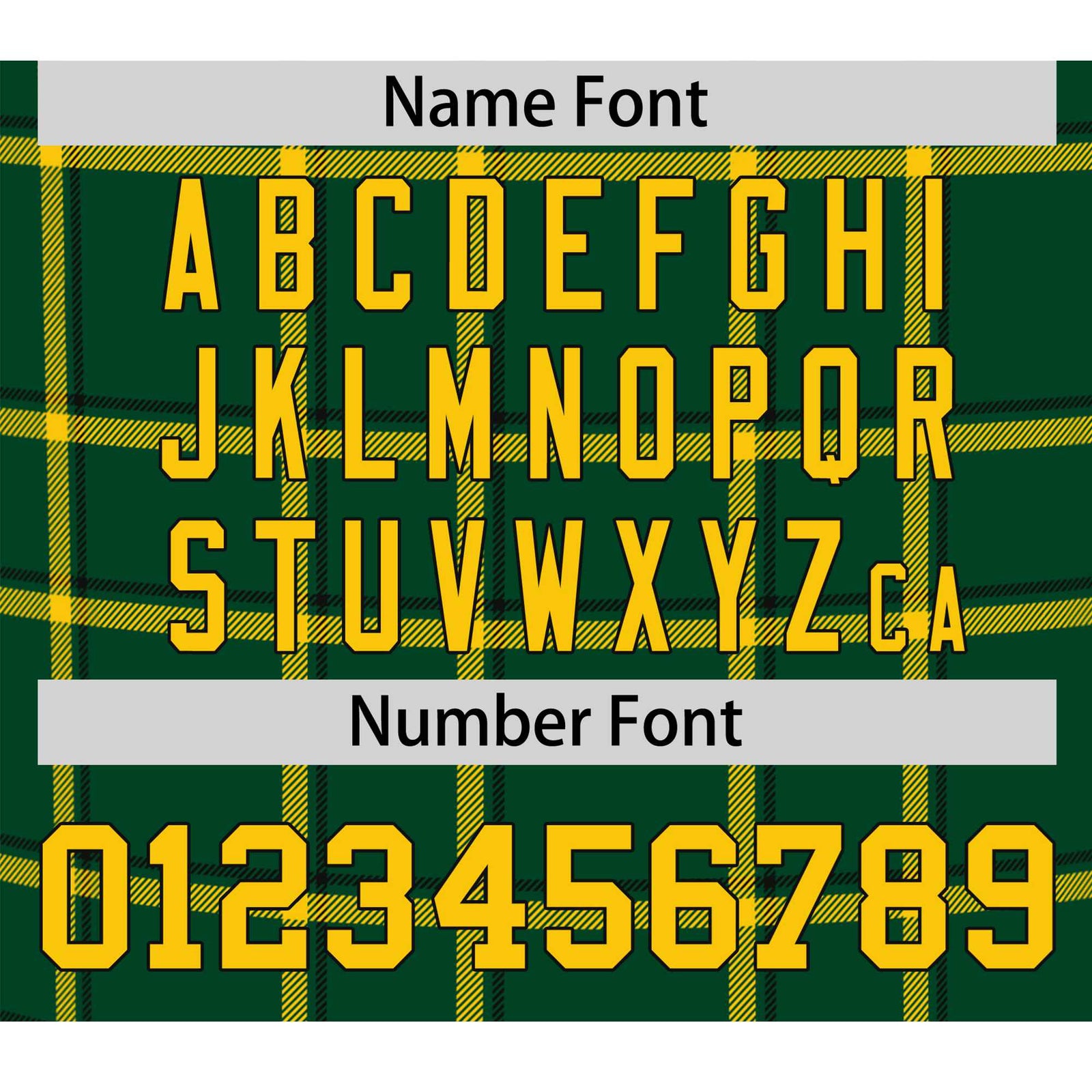 Custom Green Yellow Personalized Plaid Design Authentic Baseball Jersey