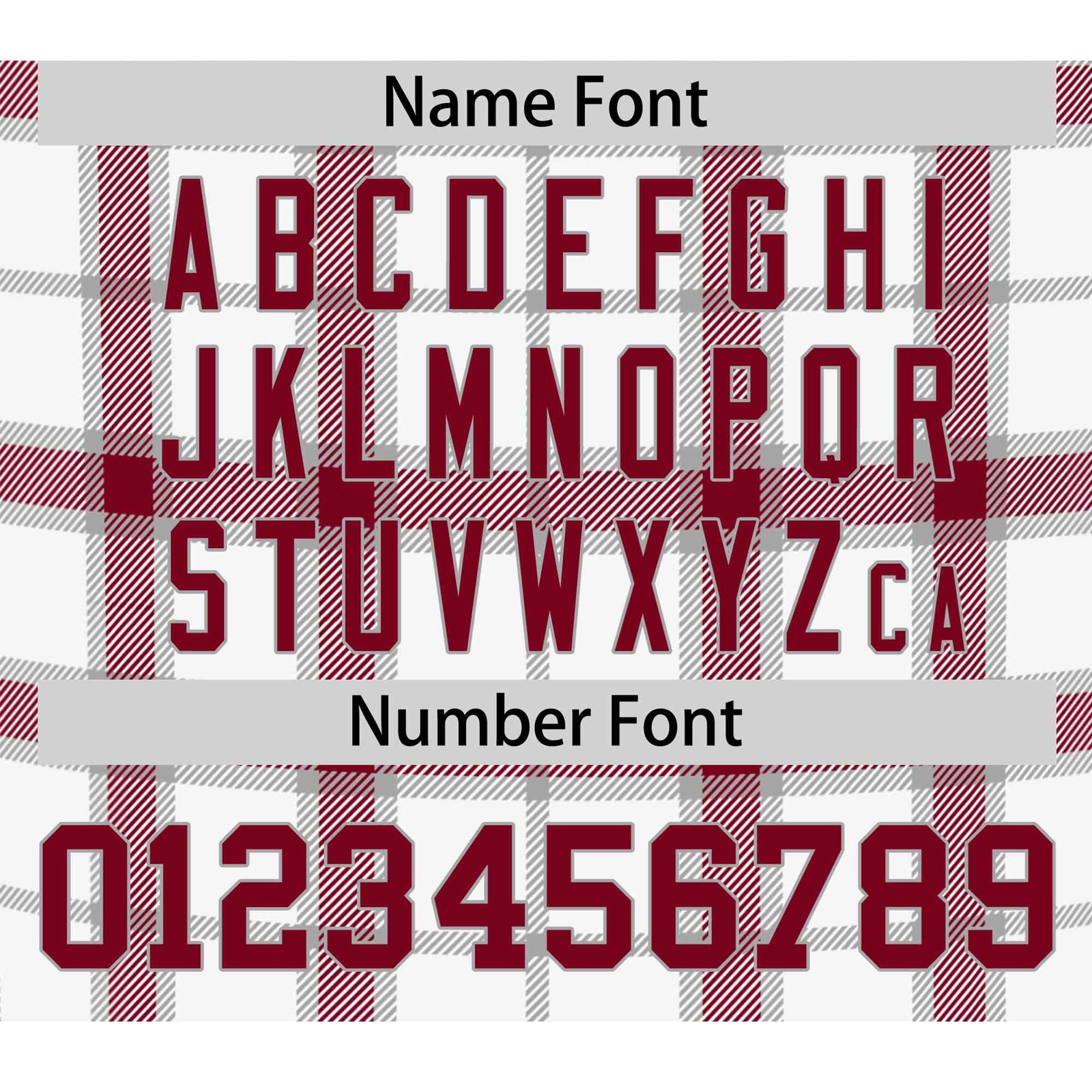 Custom White Crimson Personalized Plaid Design Authentic Baseball Jersey