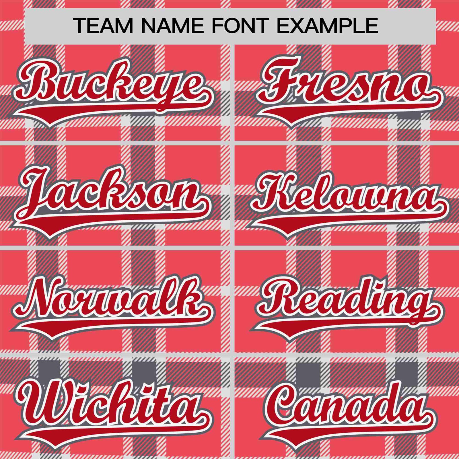 Custom Light Red Crimson Personalized Plaid Design Authentic Baseball Jersey
