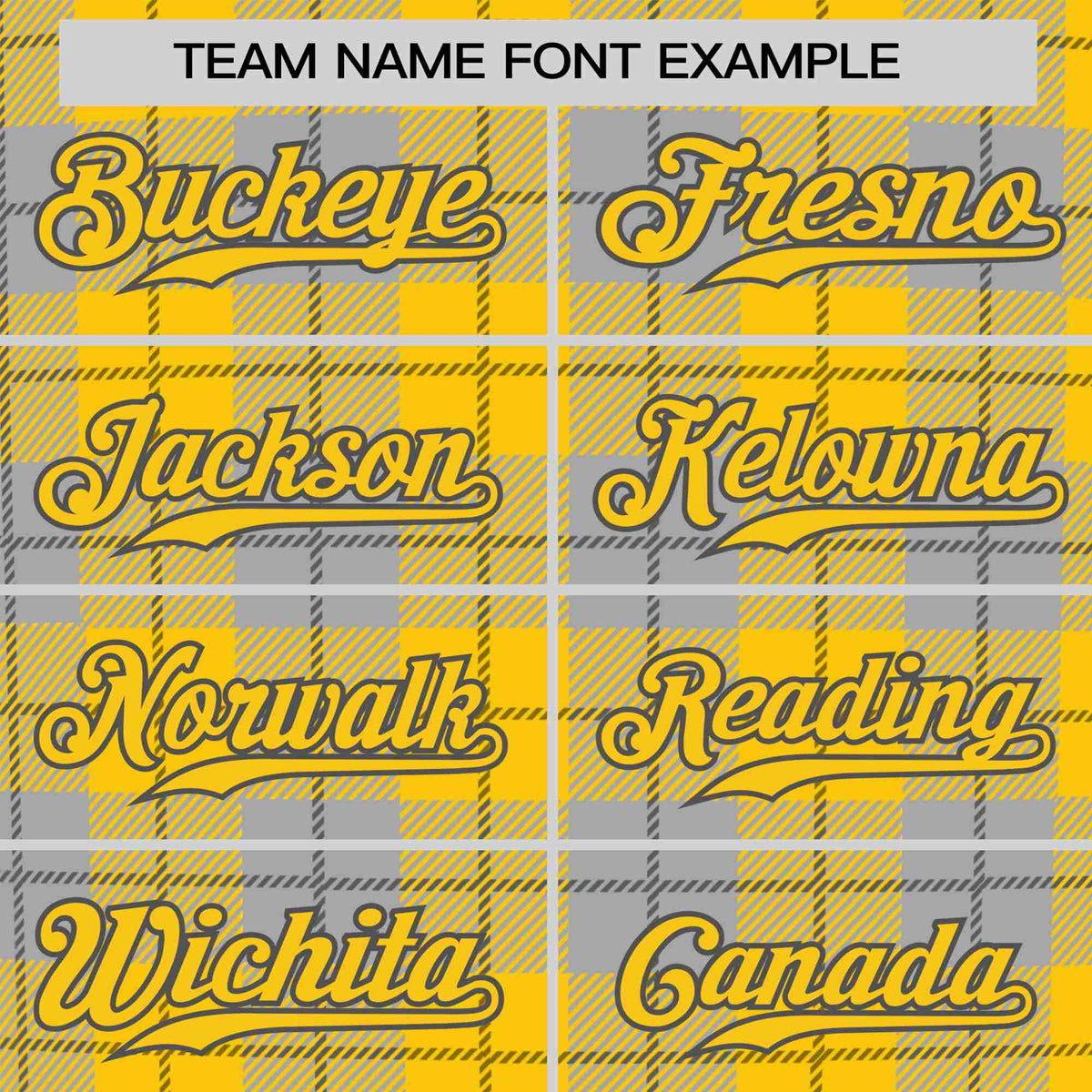 Custom Gold Gray Personalized Plaid Design Authentic Baseball Jersey