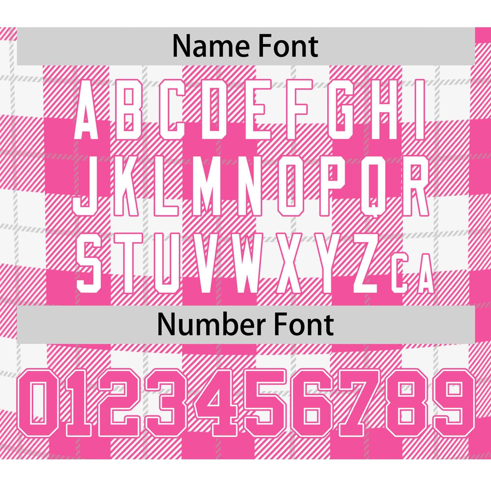 Custom Pink White Personalized Plaid Design Authentic Baseball Jersey