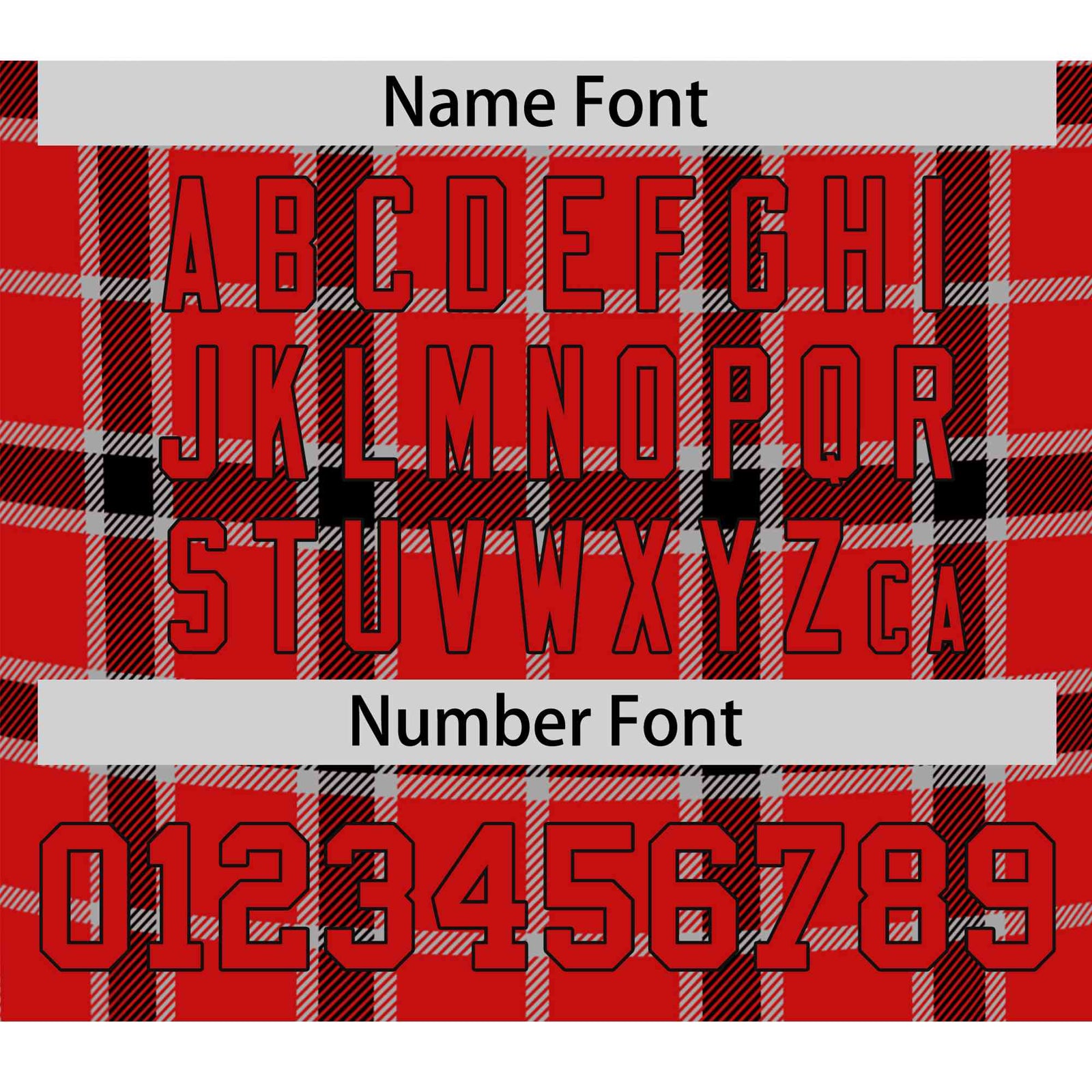 Custom Red Crimson Personalized Plaid Design Authentic Baseball Jersey