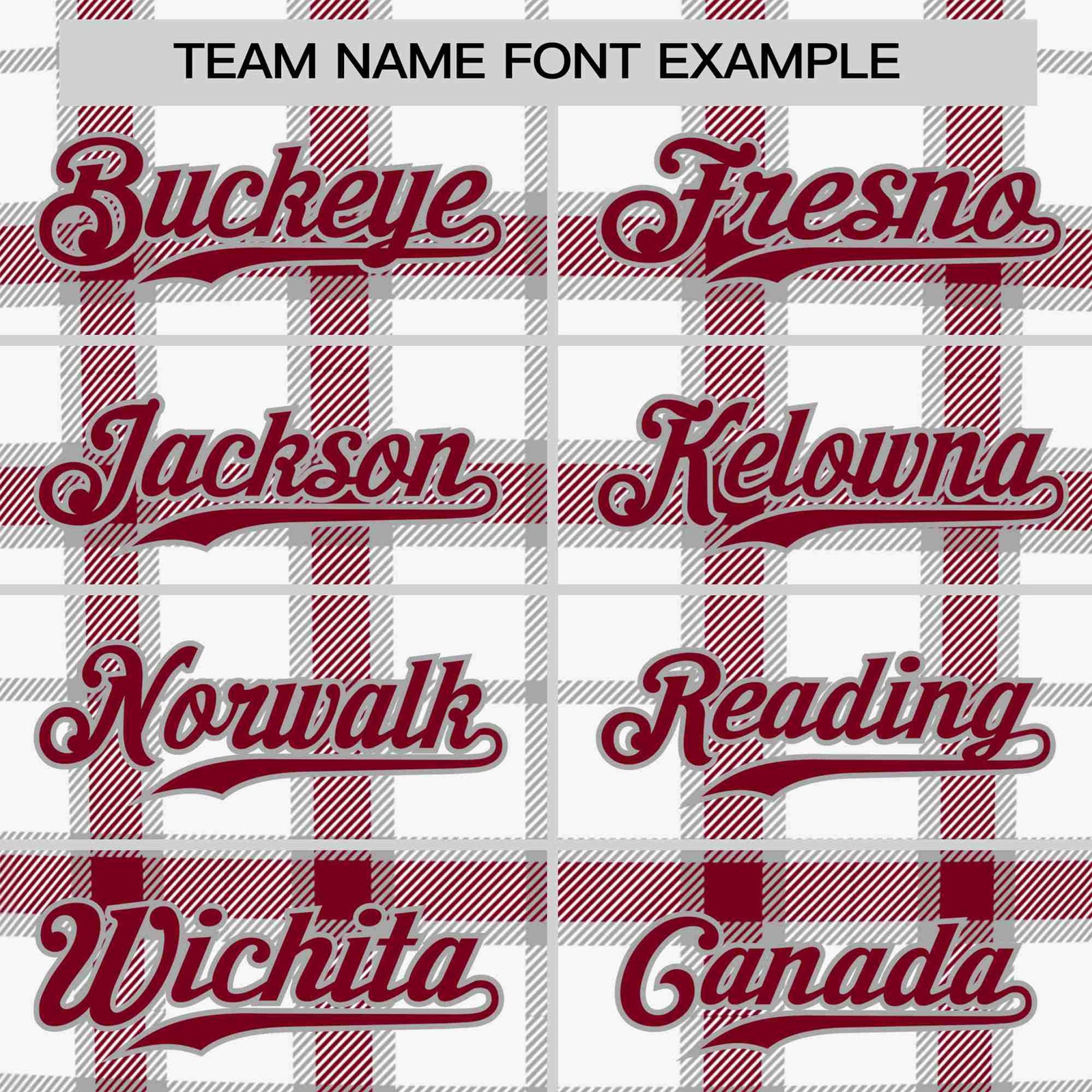Custom White Crimson Personalized Plaid Design Authentic Baseball Jersey