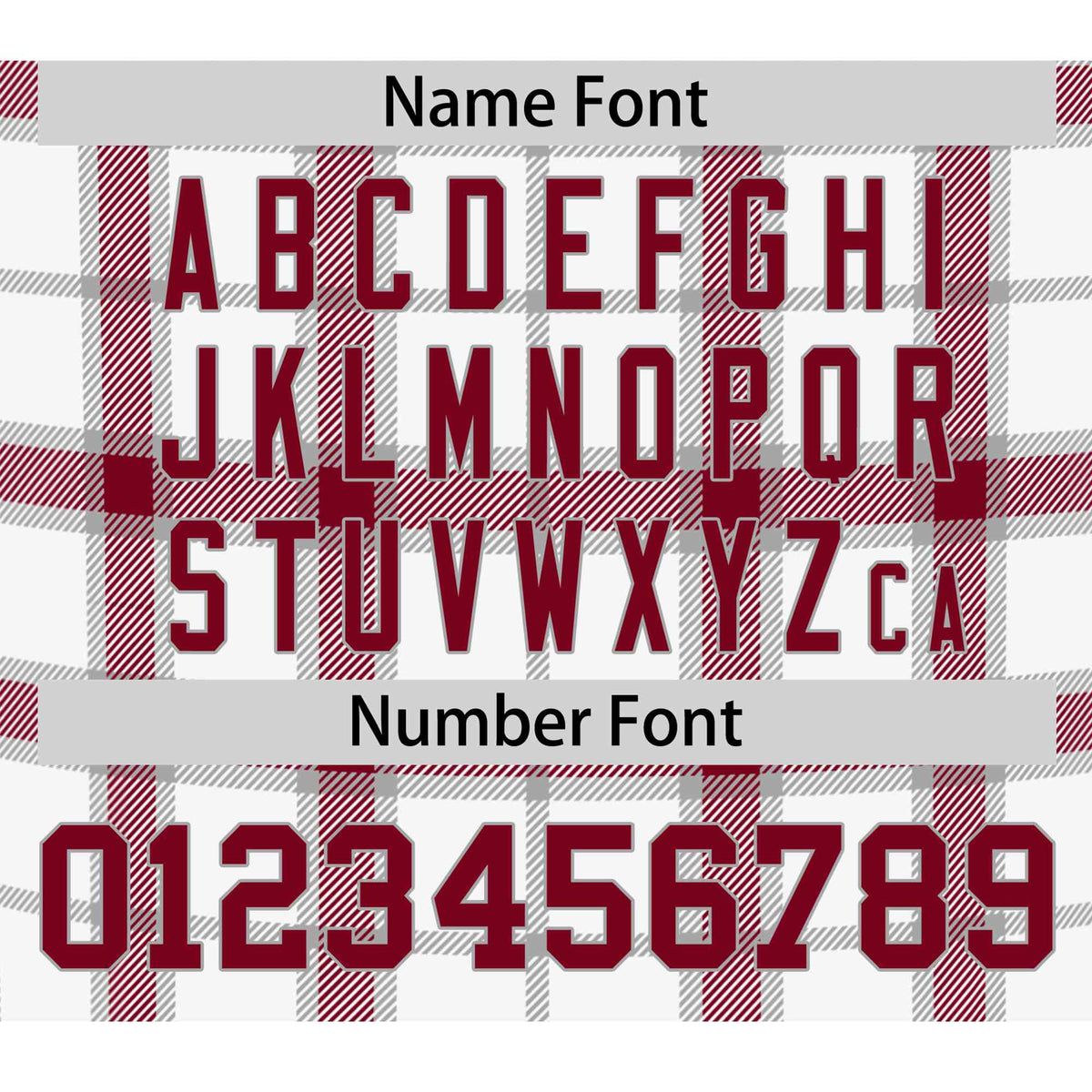 Custom White Crimson Personalized Plaid Design Authentic Baseball Jersey