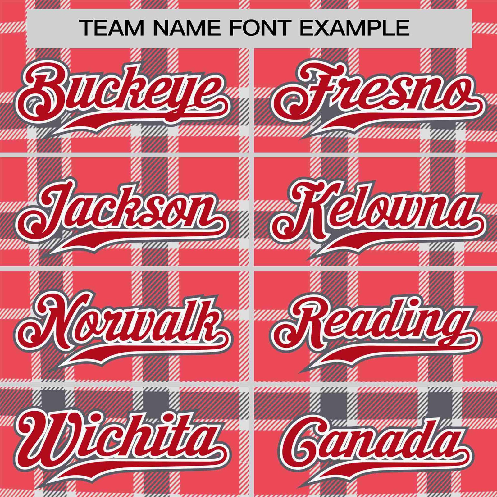 Custom Light Red Crimson Personalized Plaid Design Authentic Baseball Jersey