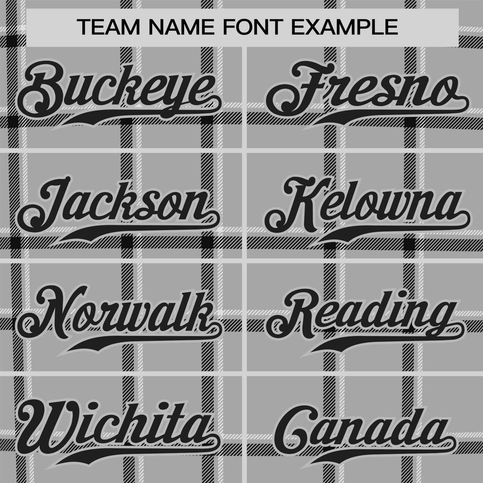 Custom Gray Black Personalized Plaid Design Authentic Baseball Jersey