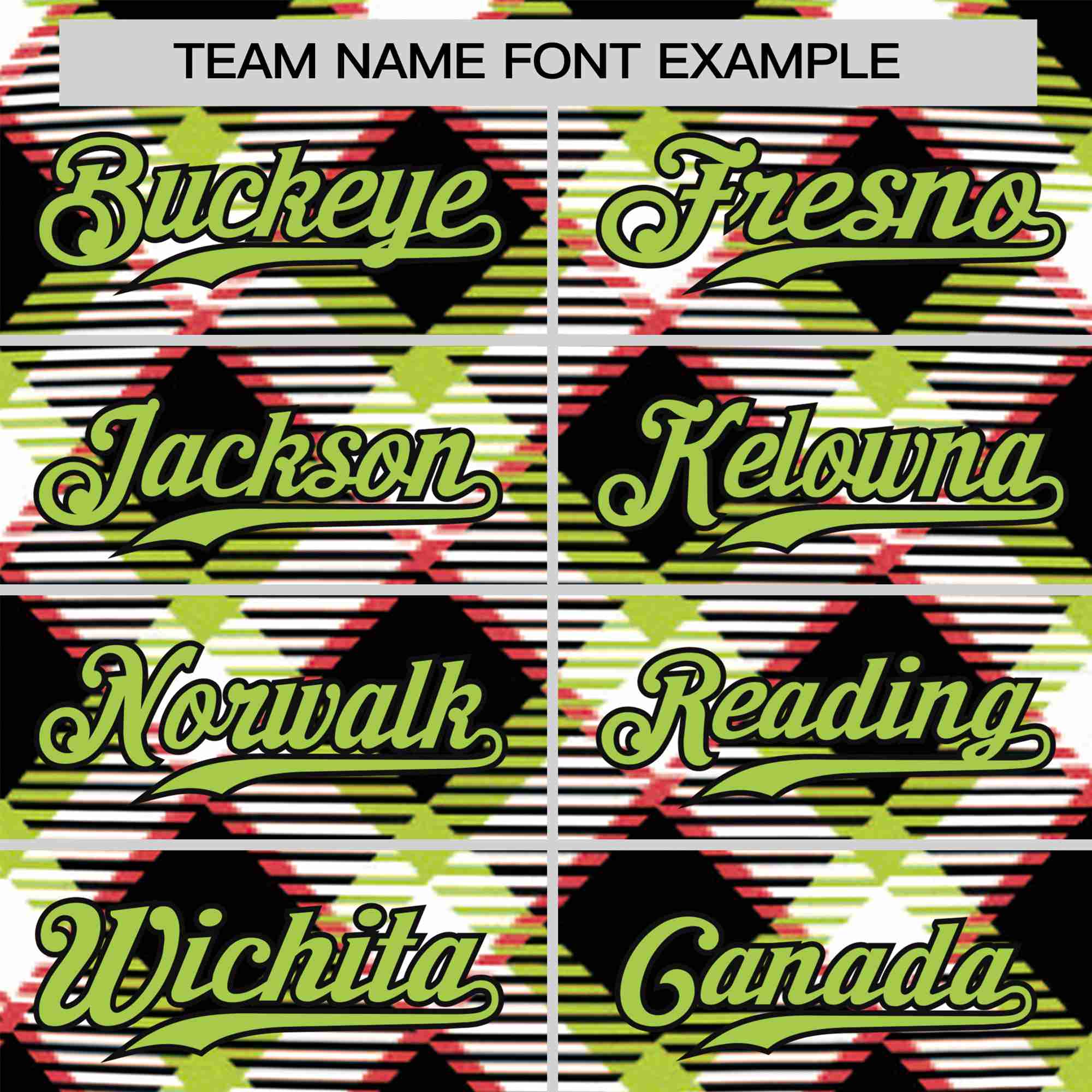 Custom Black White-Neon Green Personalized Plaid Design Authentic Baseball Jersey