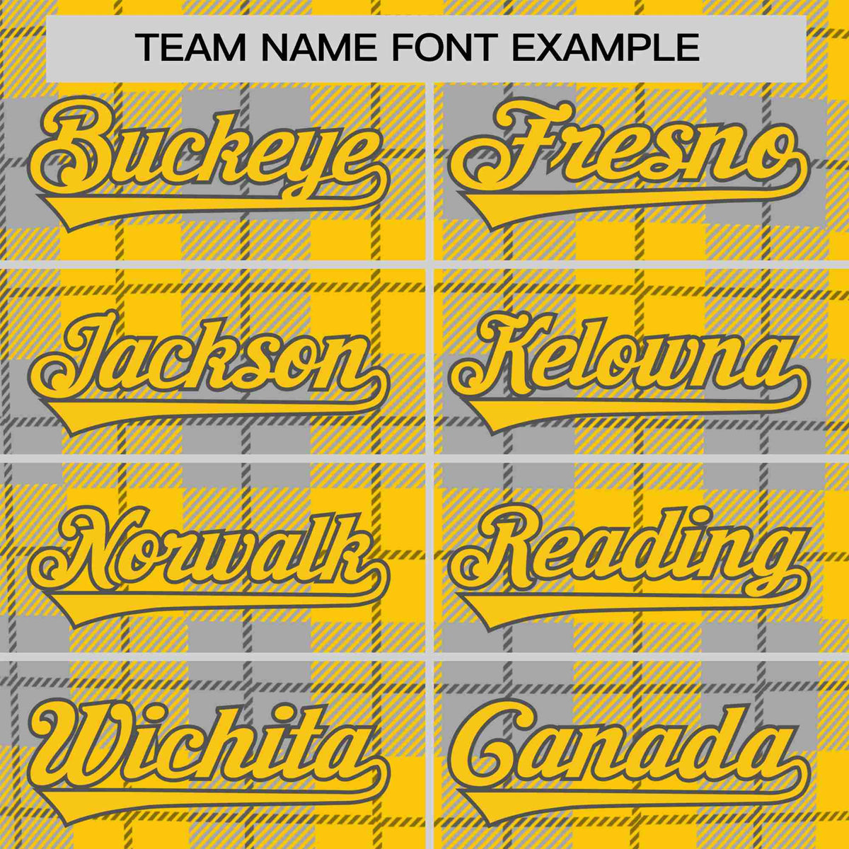 Custom Gold Gray Personalized Plaid Design Authentic Baseball Jersey