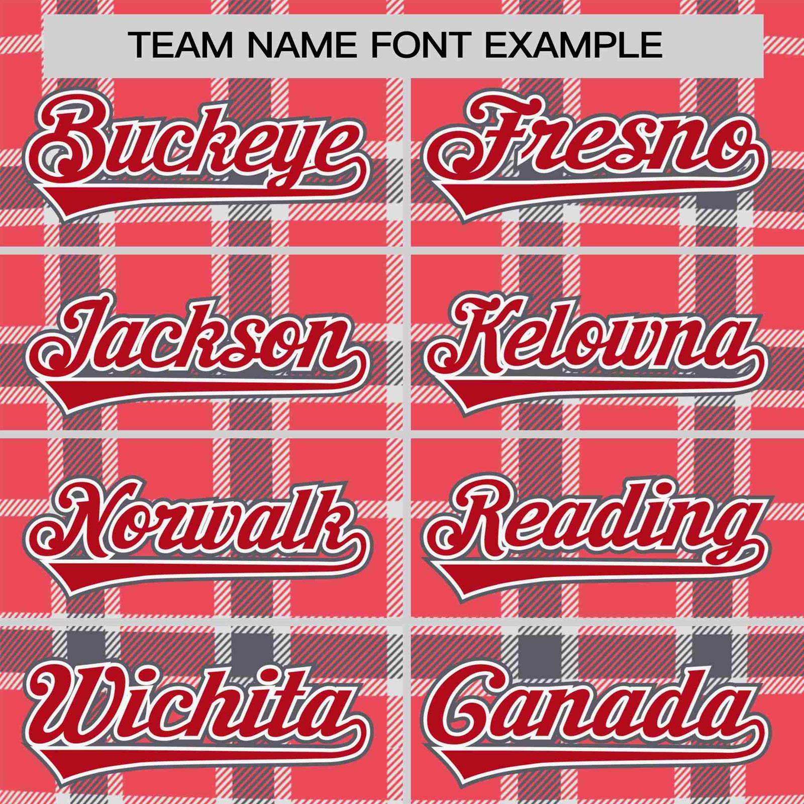 Custom Light Red Crimson Personalized Plaid Design Authentic Baseball Jersey