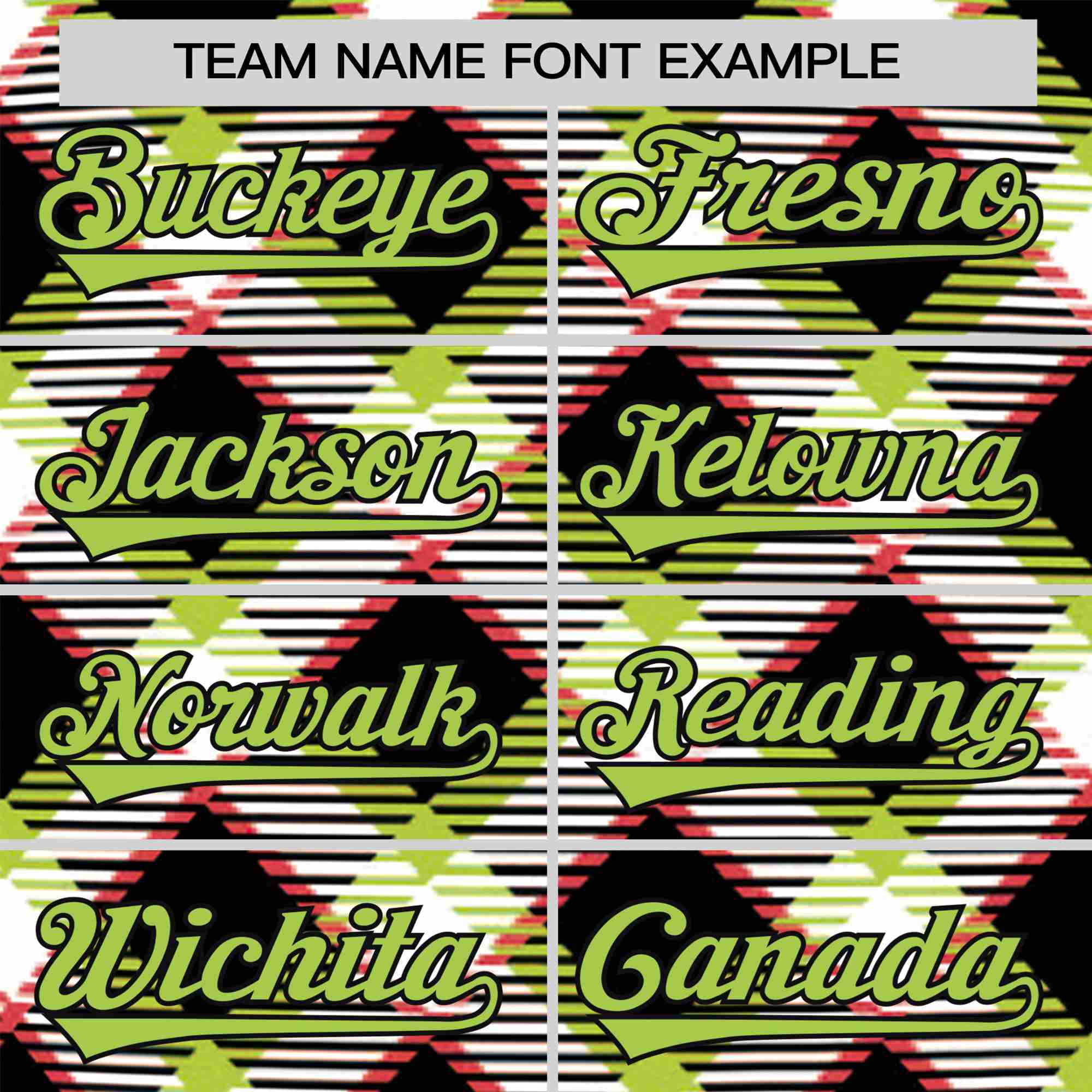 Custom Black White-Neon Green Personalized Plaid Design Authentic Baseball Jersey