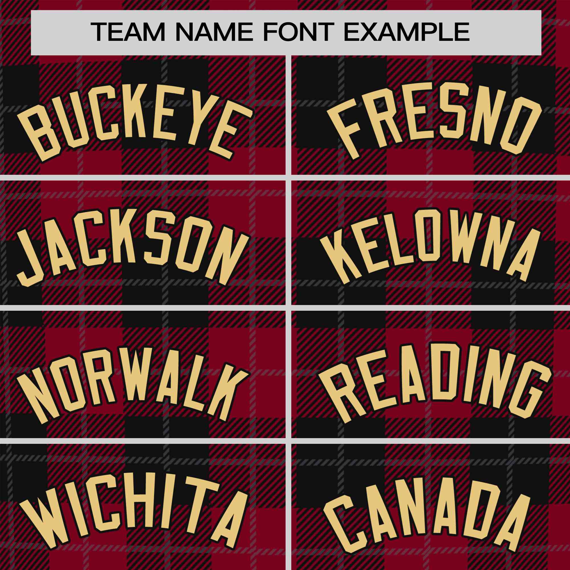 Custom Crimson Black Personalized Plaid Design Authentic Baseball Jersey