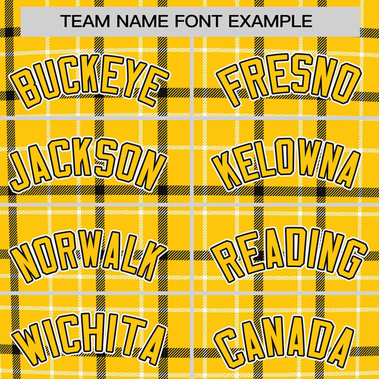 Custom Gold Black Personalized Plaid Design Authentic Baseball Jersey