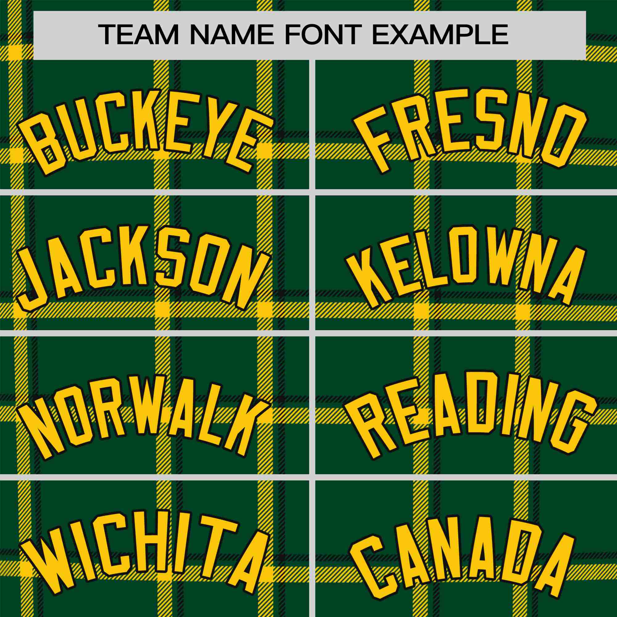 Custom Green Yellow Personalized Plaid Design Authentic Baseball Jersey