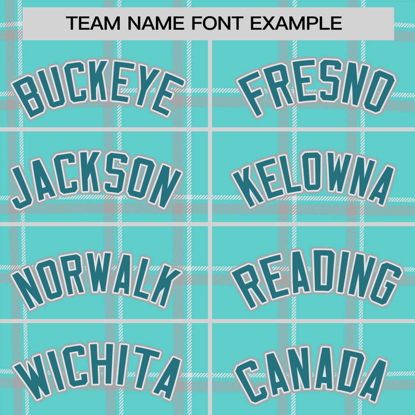 Custom Aqua Gray Personalized Plaid Design Authentic Baseball Jersey