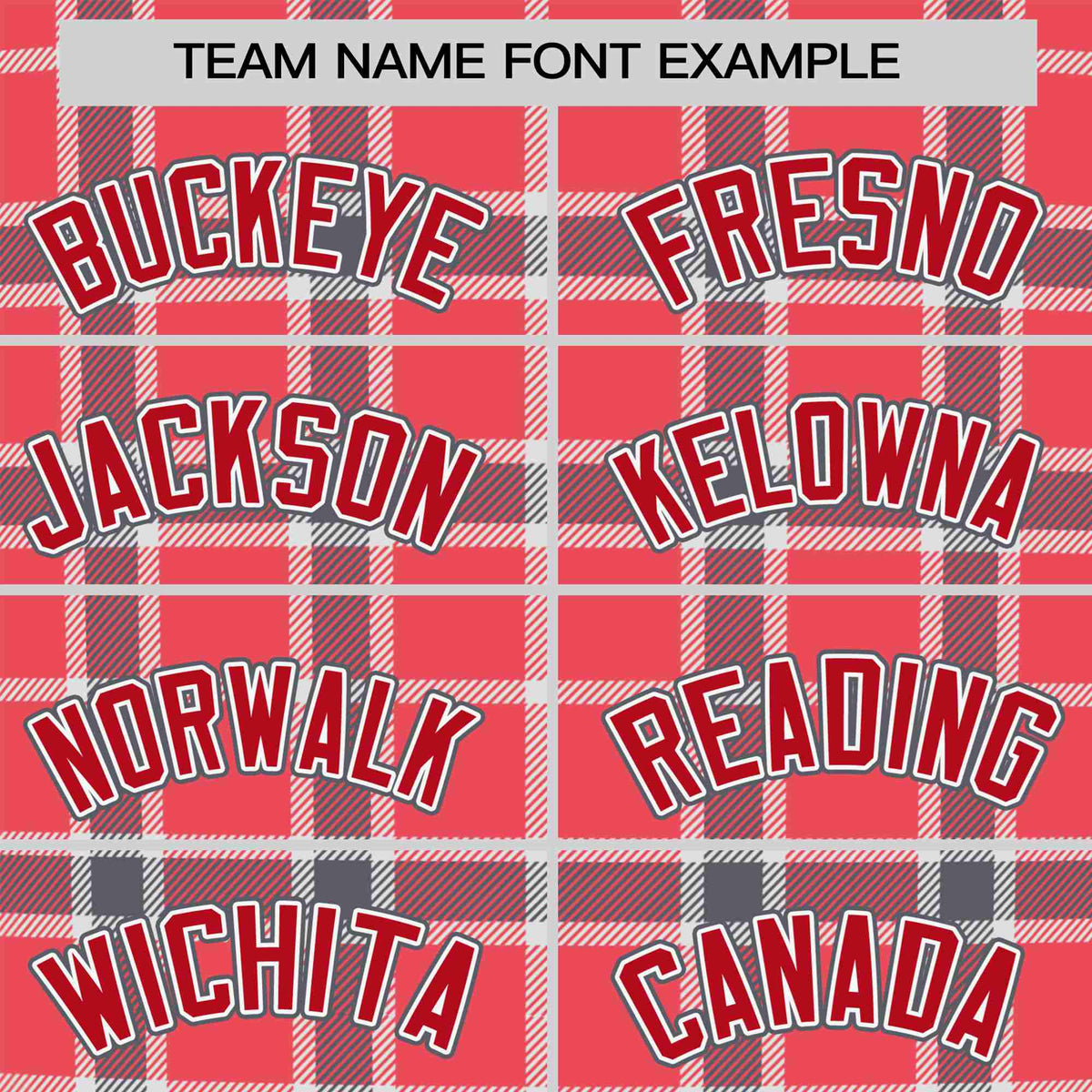 Custom Light Red Crimson Personalized Plaid Design Authentic Baseball Jersey
