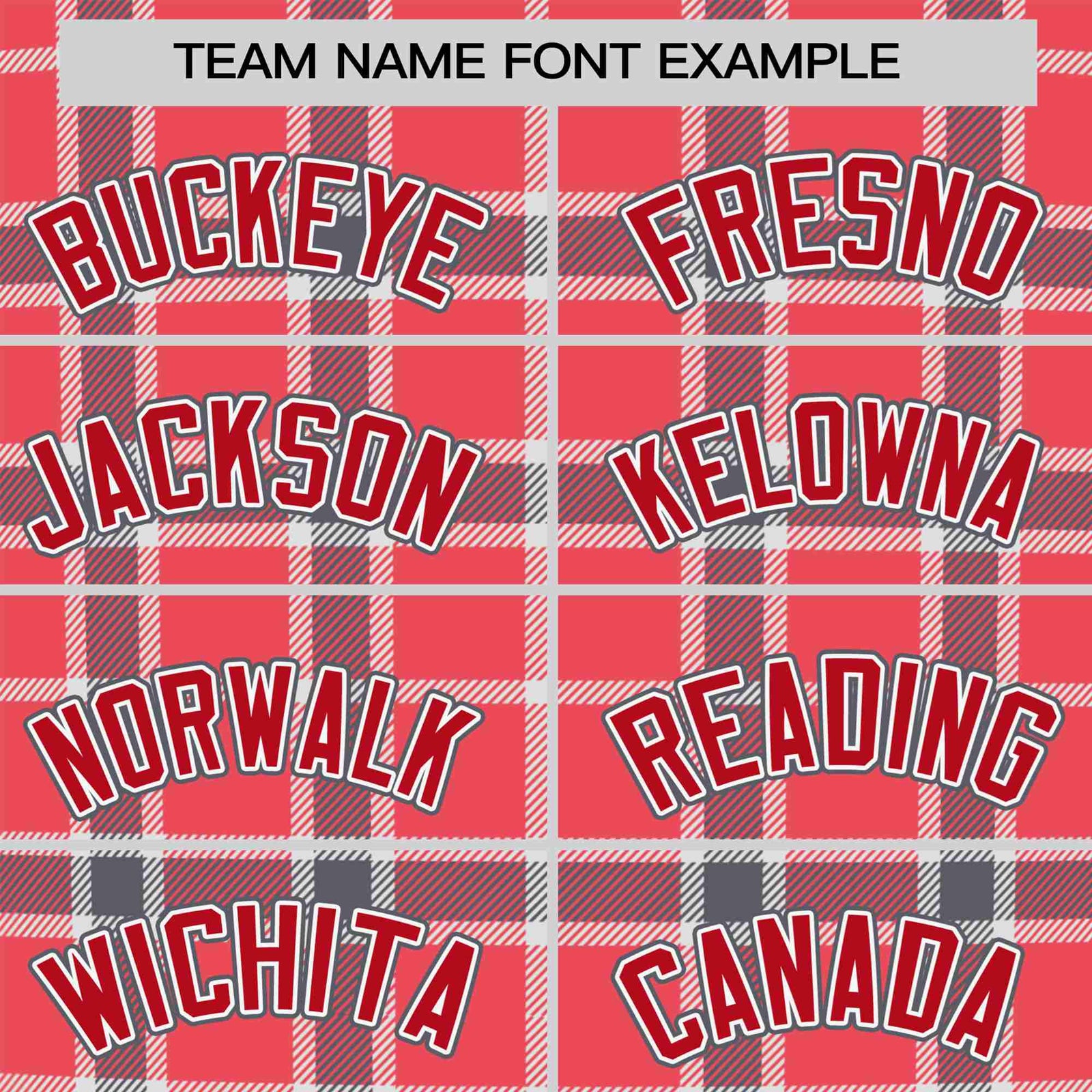 Custom Light Red Crimson Personalized Plaid Design Authentic Baseball Jersey