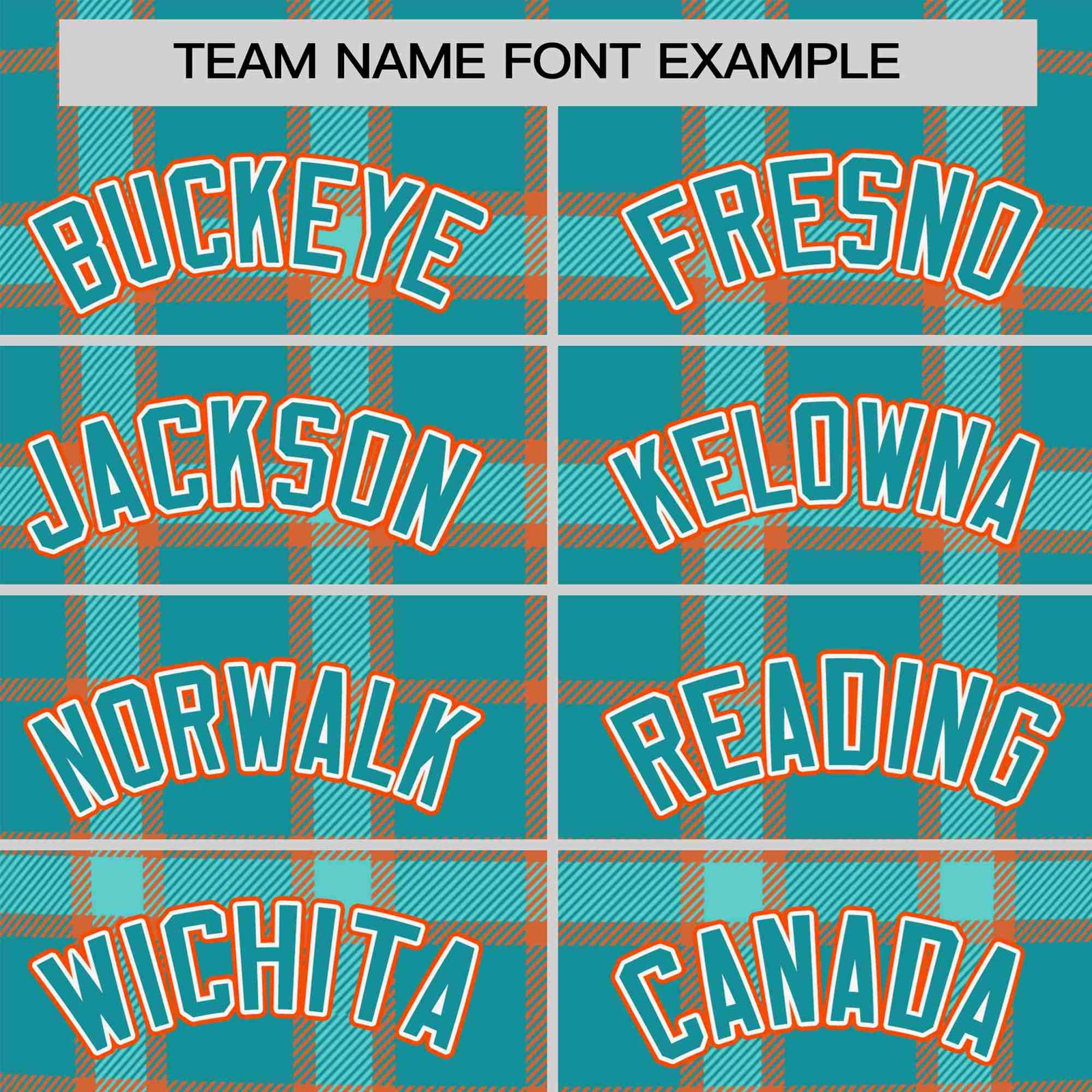 Custom Aqua Green Personalized Plaid Design Authentic Baseball Jersey