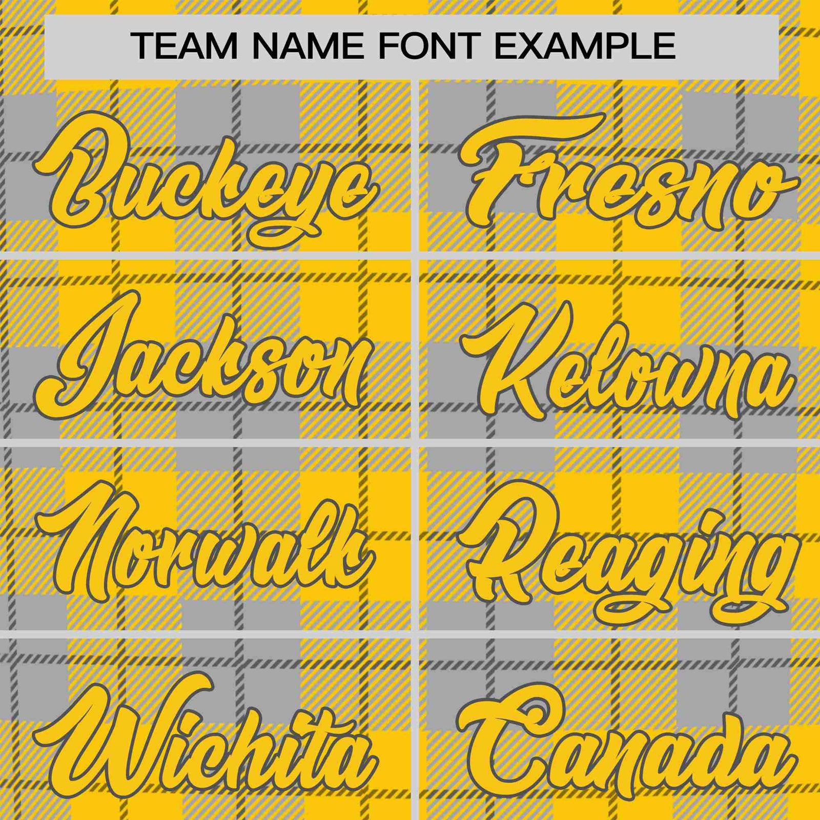 Custom Gold Gray Personalized Plaid Design Authentic Baseball Jersey