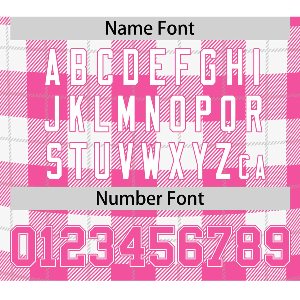 Custom Pink White Personalized Plaid Design Authentic Baseball Jersey