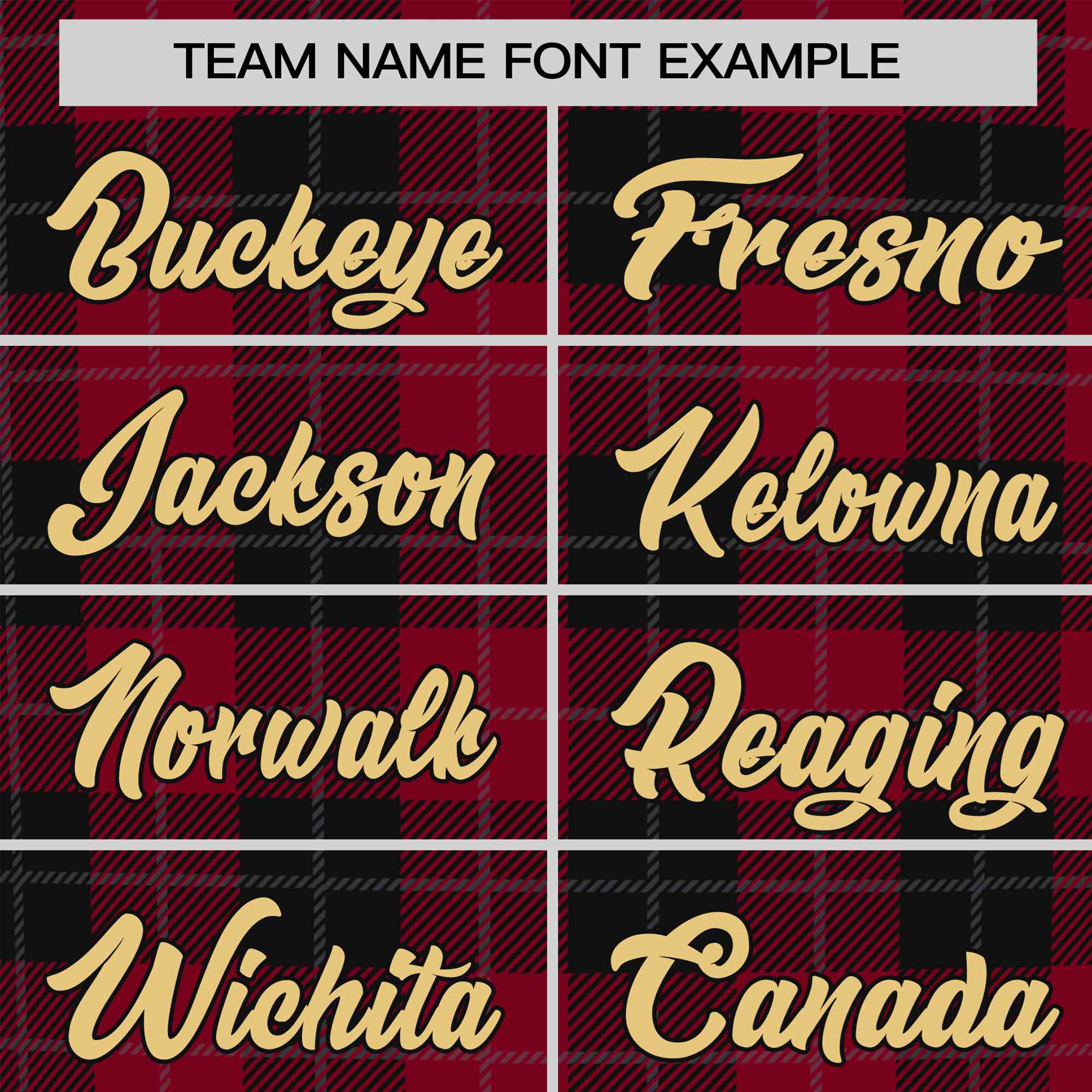 Custom Crimson Black Personalized Plaid Design Authentic Baseball Jersey