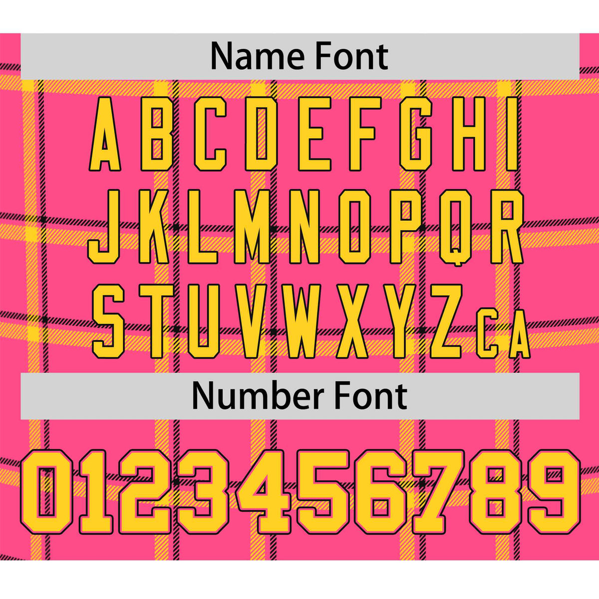 Custom Pink Gold Personalized Plaid Design Authentic Baseball Jersey