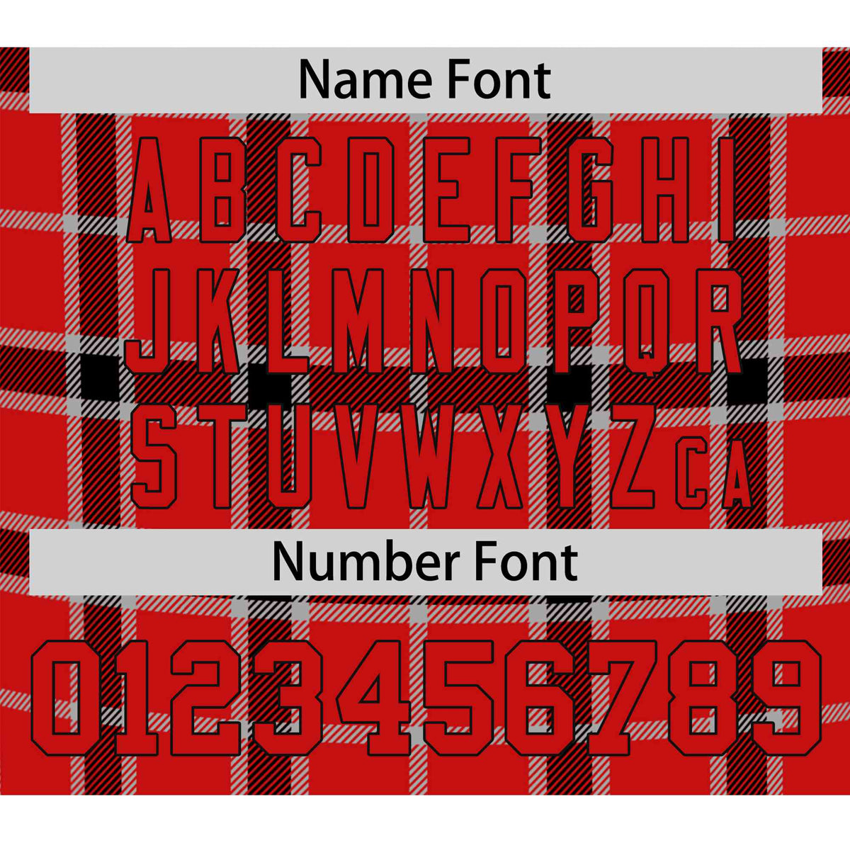 Custom Red Crimson Personalized Plaid Design Authentic Baseball Jersey