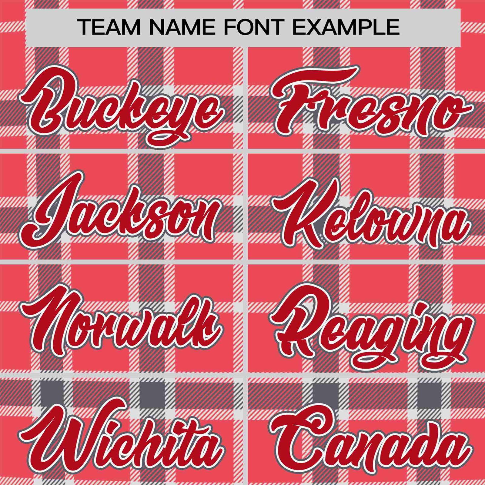 Custom Light Red Crimson Personalized Plaid Design Authentic Baseball Jersey