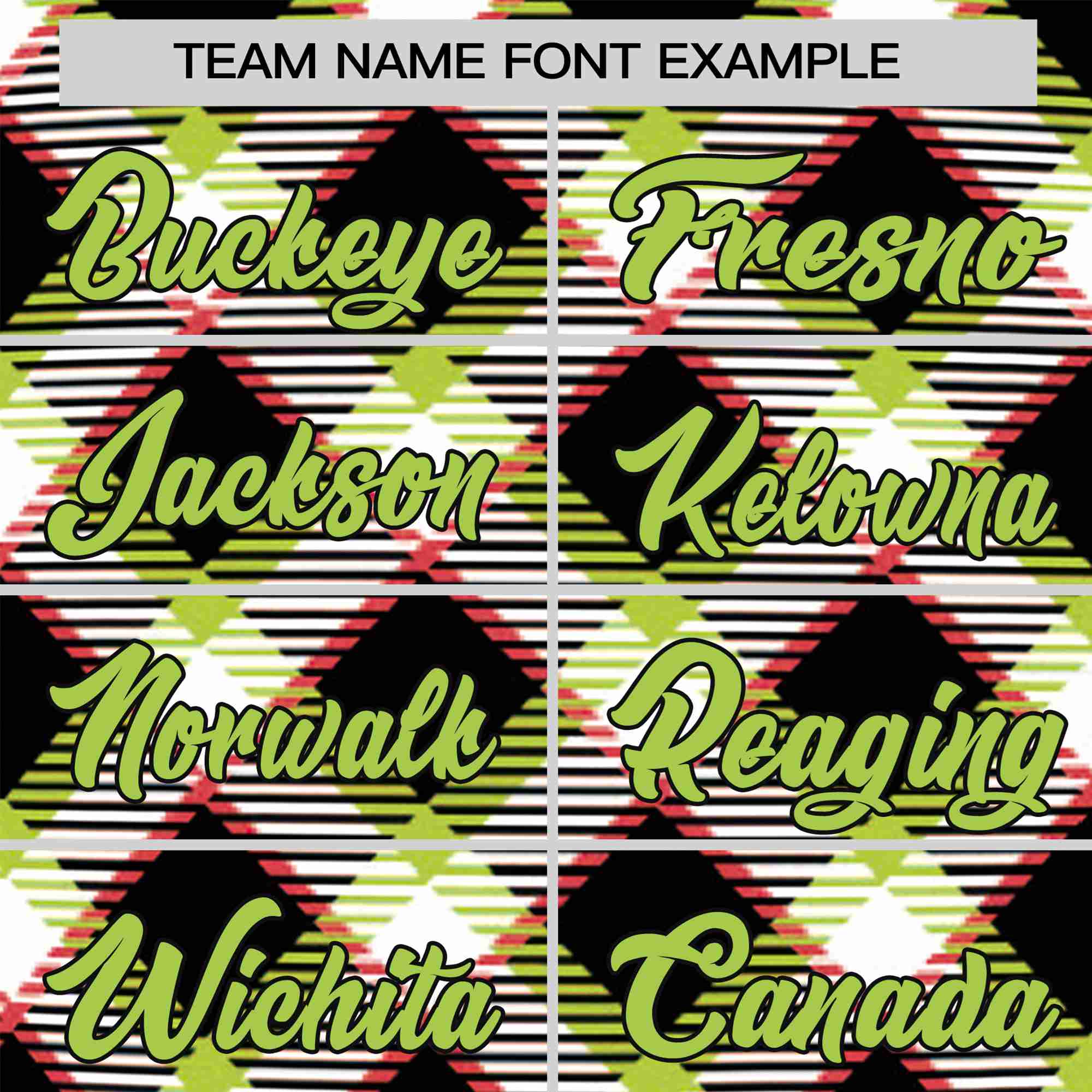 Custom Black White-Neon Green Personalized Plaid Design Authentic Baseball Jersey