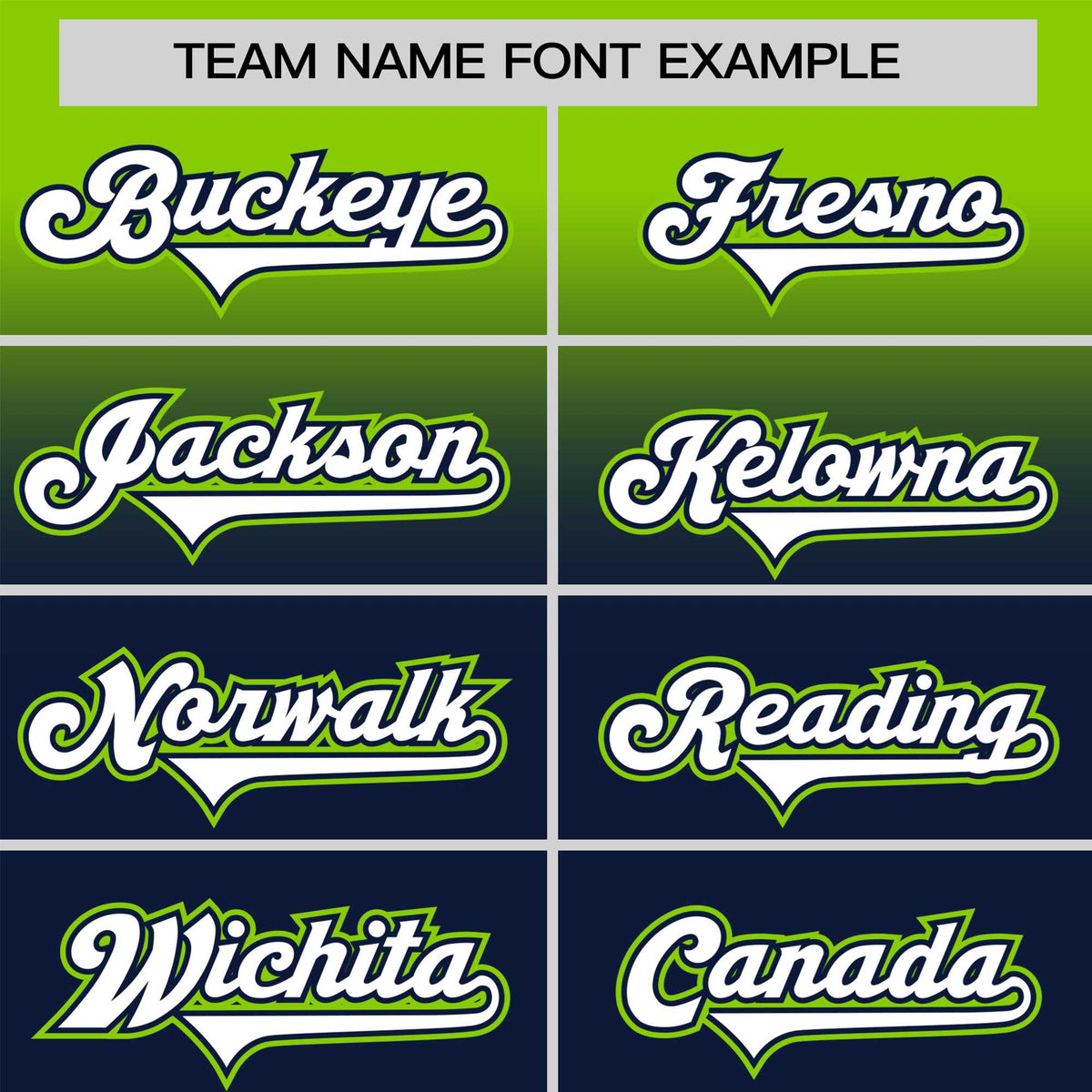 Custom Navy Neon Green Gradient Fashion Design Authentic Baseball Jersey