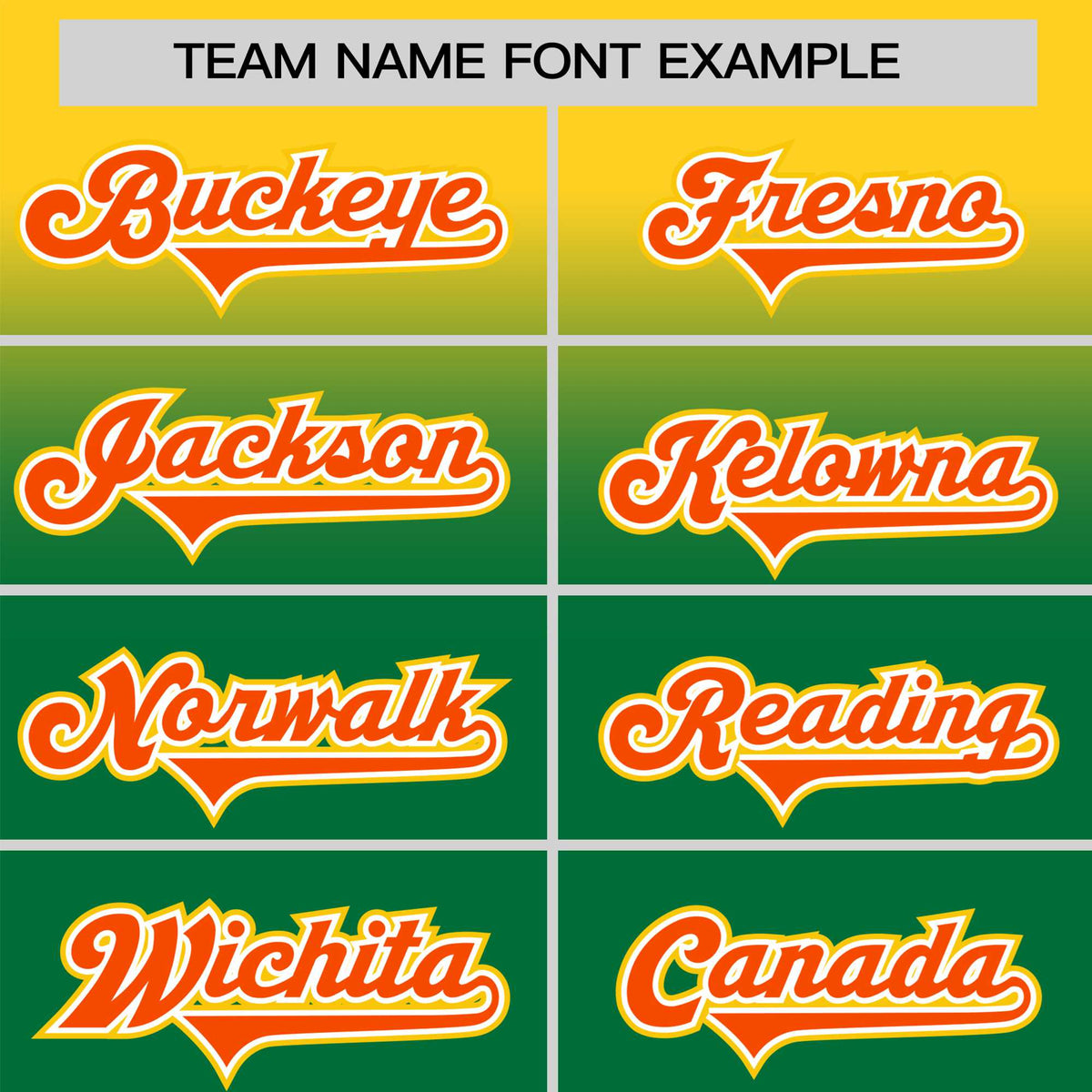 Custom Kelly Green Yellow Gradient Fashion Design Authentic Baseball Jersey